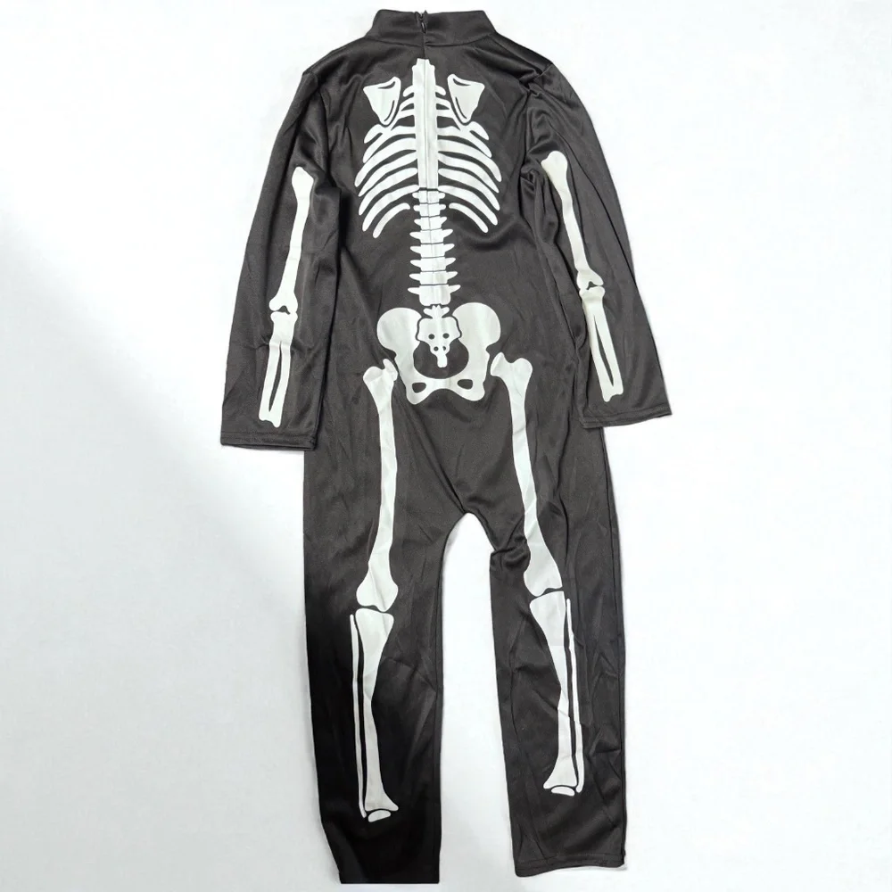 Glow in Dark Skeleton Costume NWOT Small Halloween
